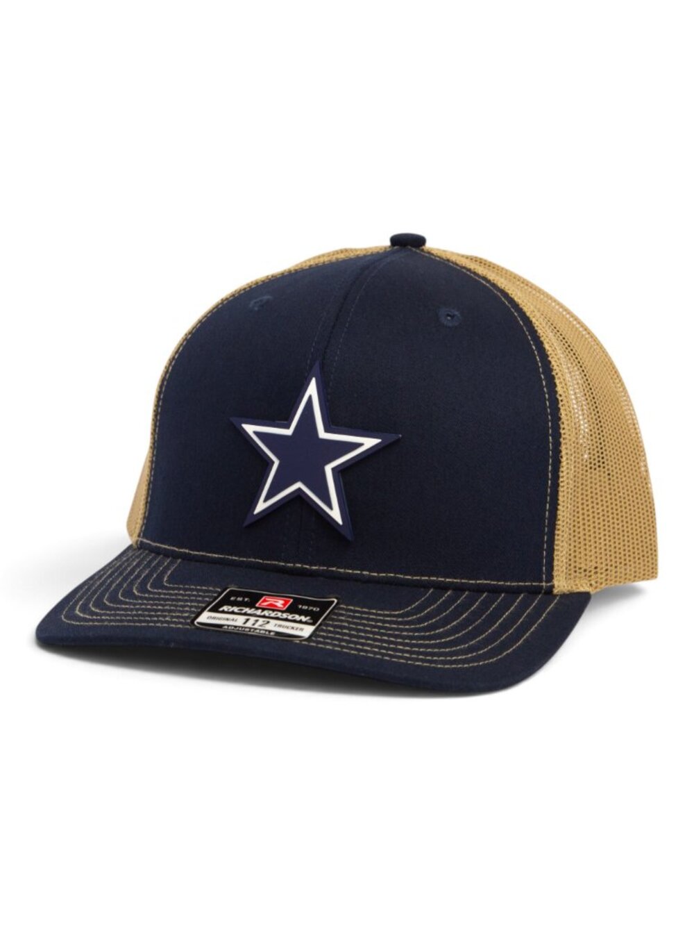 Dallas Cowboys 3D Snapback Trucker Hat- Navy/ Tan